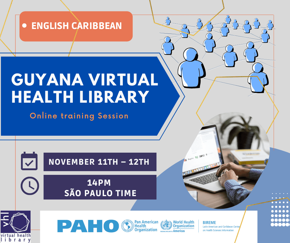 Guyana Virtual Health Library Online training Session Portal da